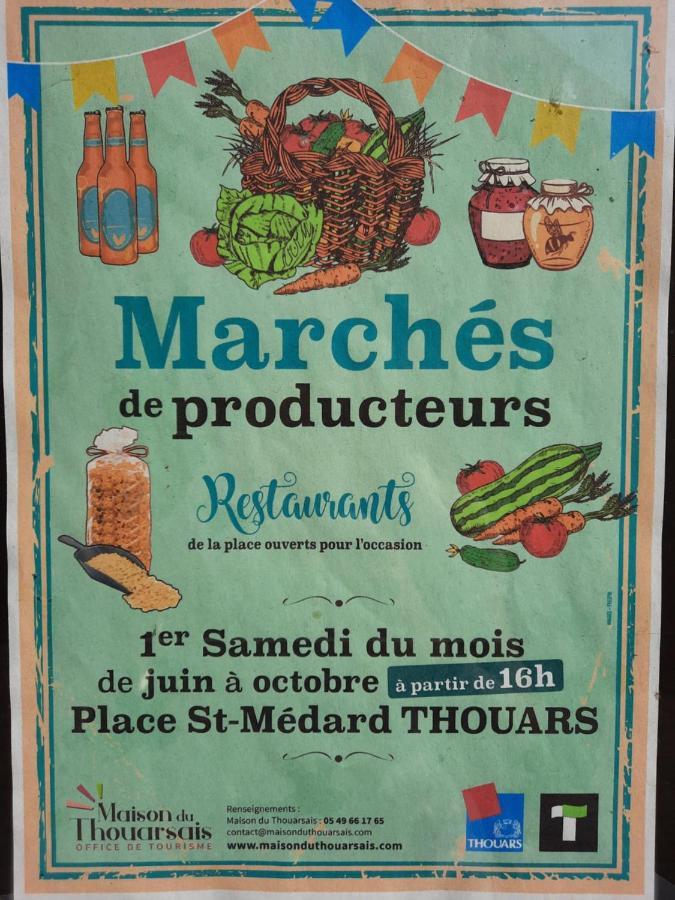 *Appartement Au Bout Du Monde Thouars* Buitenkant foto